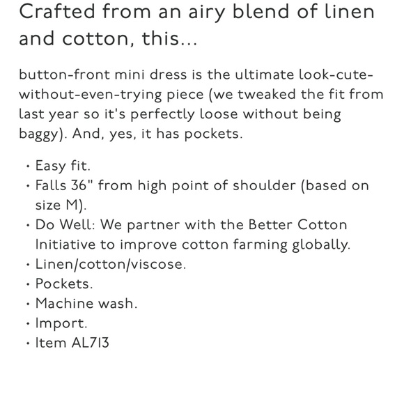 Madewell Lilac Linen Alexandra Button-Front Mini Dress - Picture 4 of 4